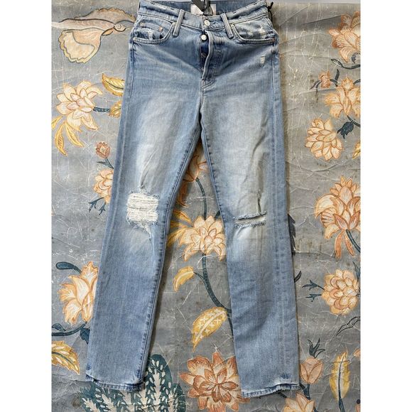 New Mother Denim - The Huffy Skimp in Rope's End Womens Jeans Size 25 - Picture 2 of 6